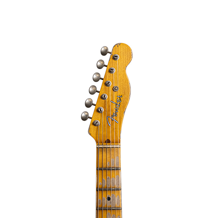 Fender Custom Shop 1951 Nocaster Super Heavy Relic Akçaağaç Klavye Super Faded Aged Nocaster Blonde Elektro Gitar